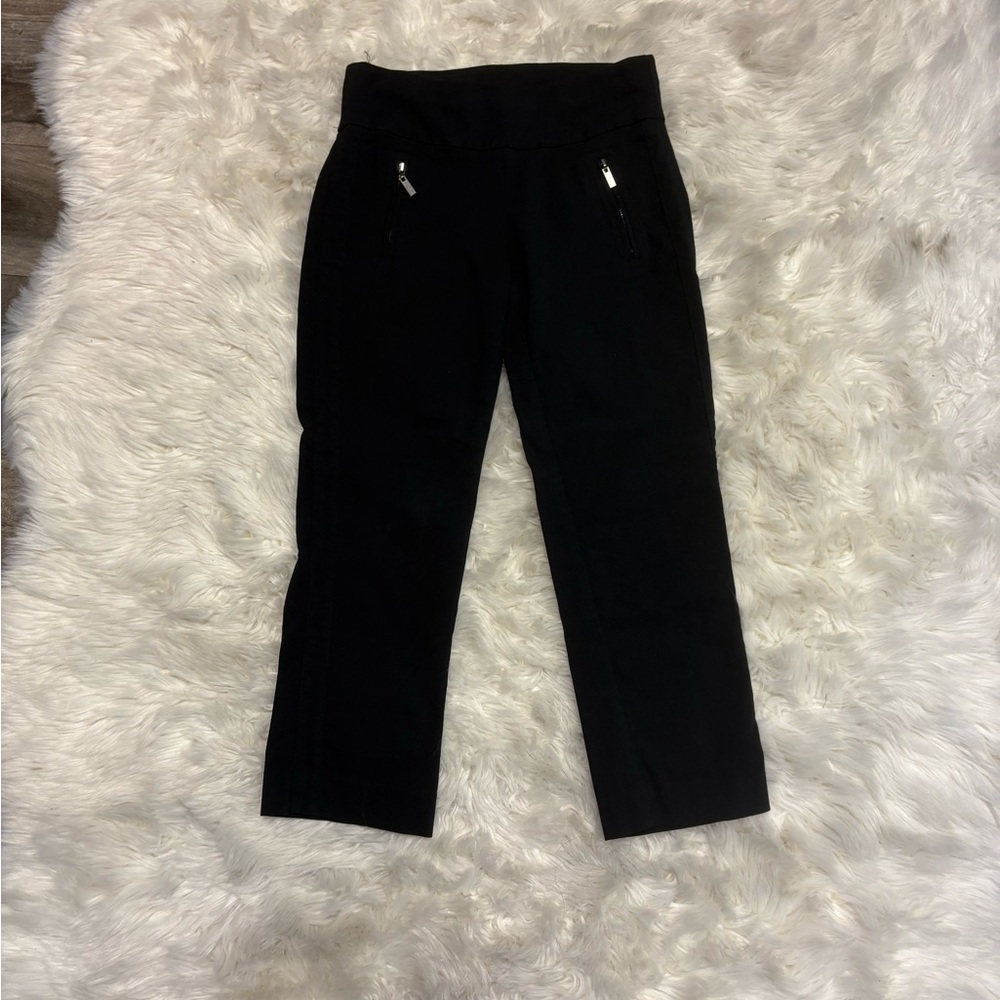 INC. Women Black Cropped Bottoms-0P